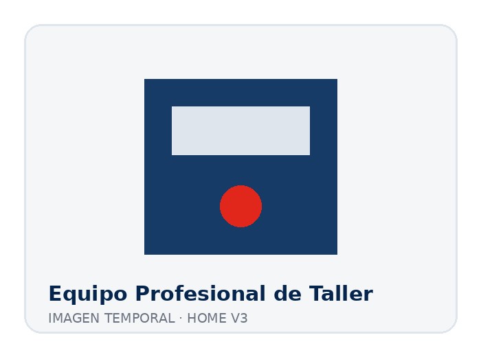 Equipo profesional para taller