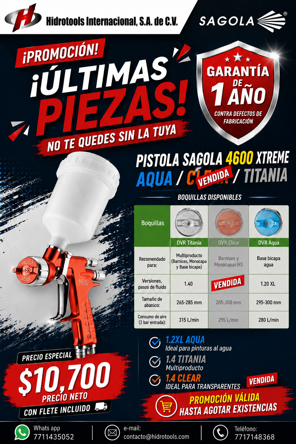 Últimas Piezas